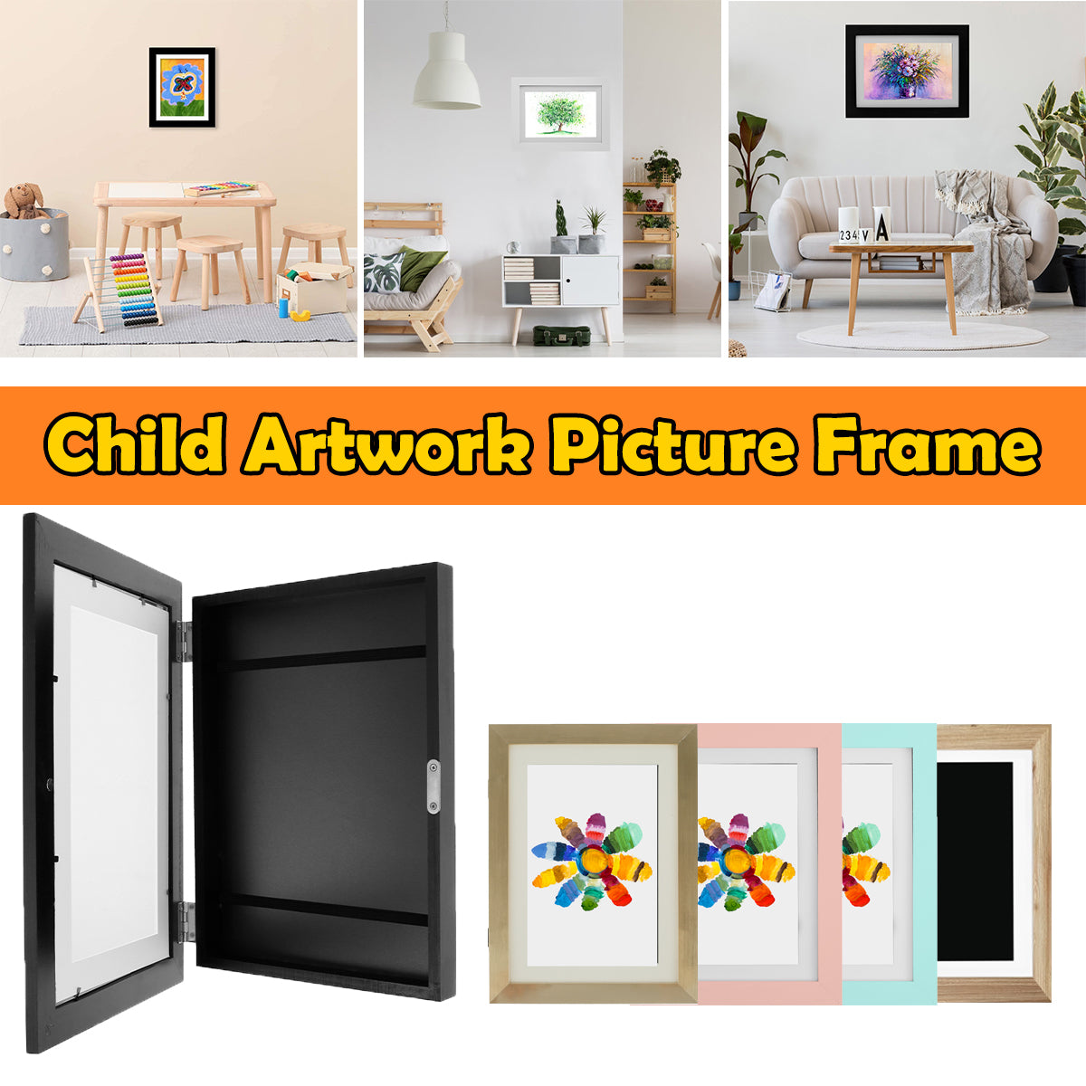 Children's Changeable Art Photo Frame