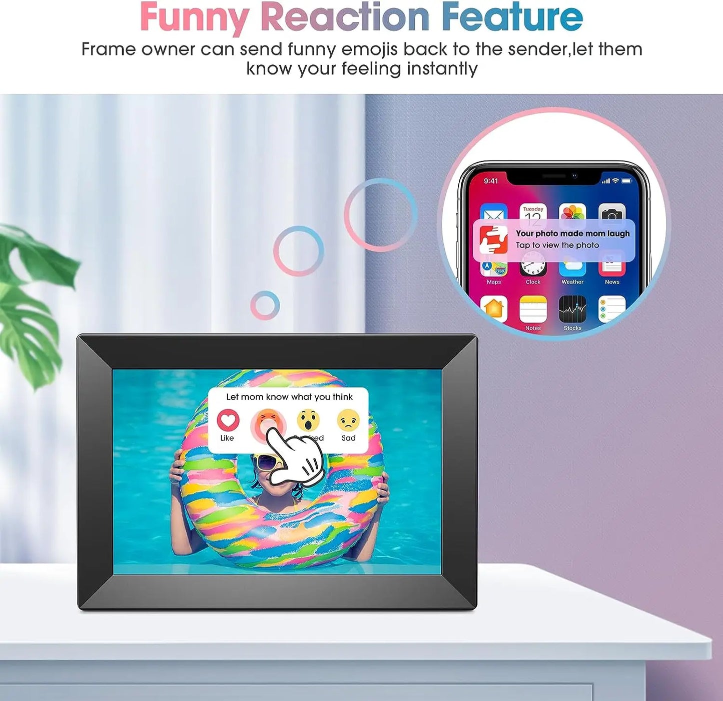 WiFi Frameo Smart Digital Photo Frame 10.1 Inch 32GB/64GB
