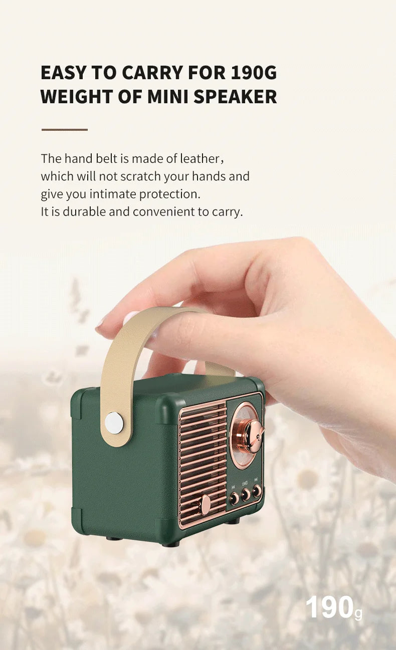 Retro Bluetooth Mini Speaker