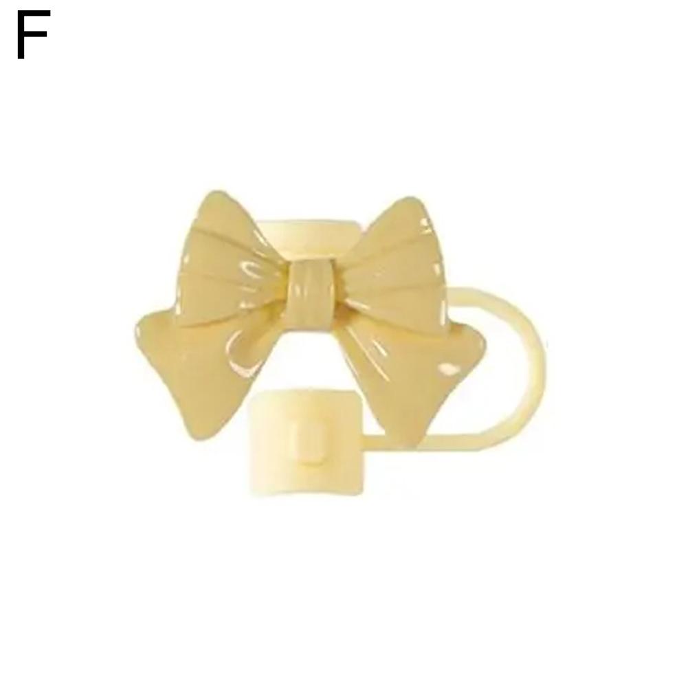 Bow & Halloween- themed Straw Covers Caps for Stanley Cups