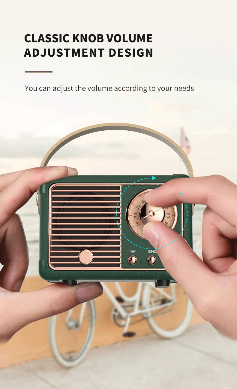 Retro Bluetooth Mini Speaker