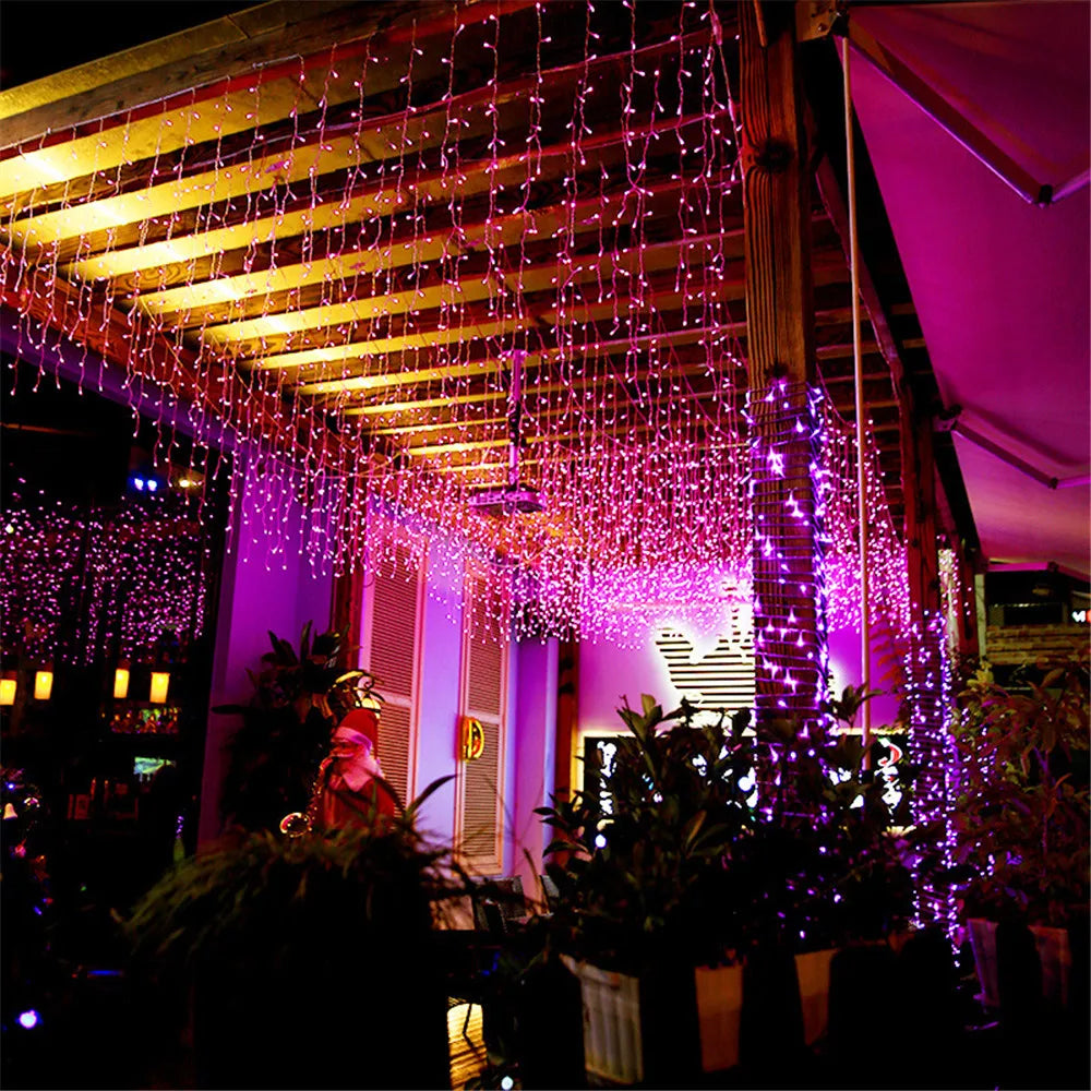 Waterfall Christmas Lights