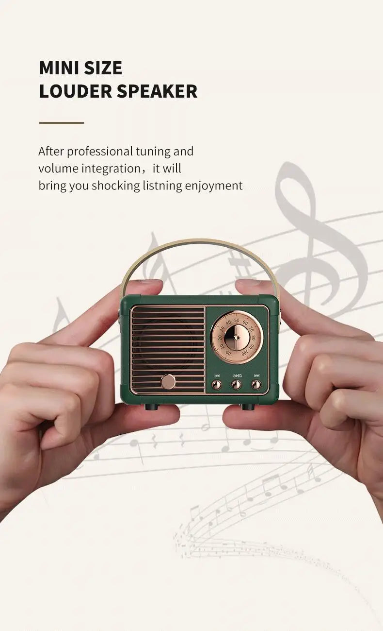 Retro Bluetooth Mini Speaker
