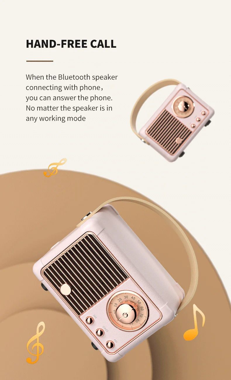 Retro Bluetooth Mini Speaker