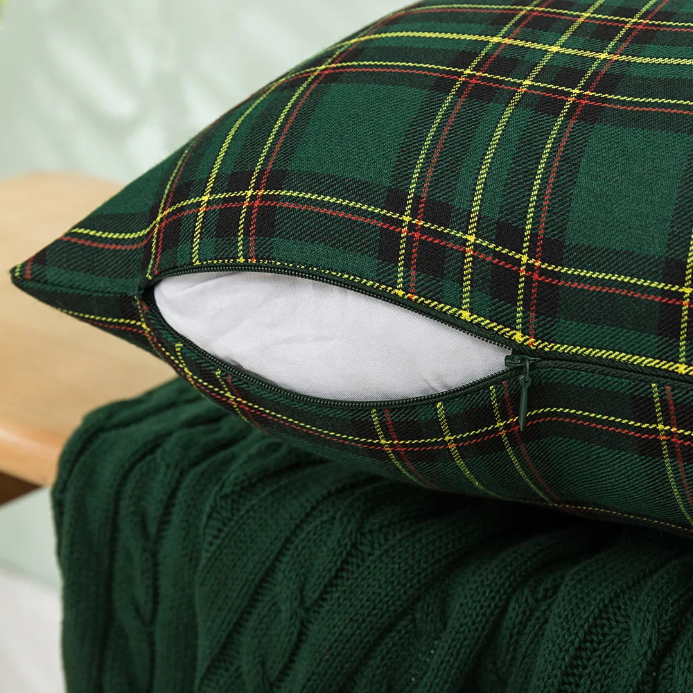 Plaid Pillow Cover
