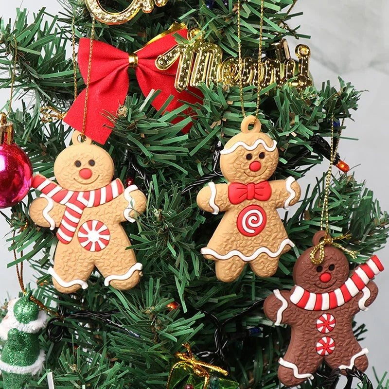 Gingerbread Man Christmas Tree Ornaments