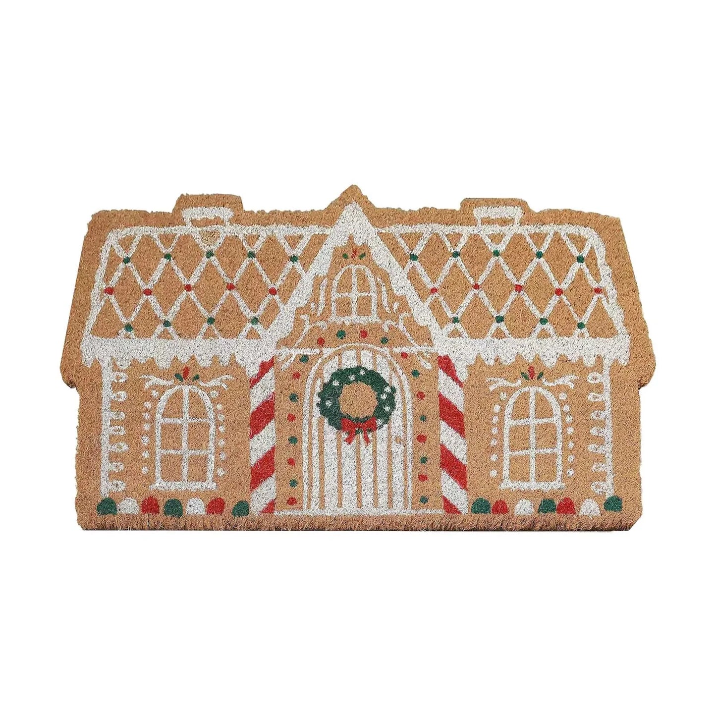 Gingerbread House Welcome Doormat