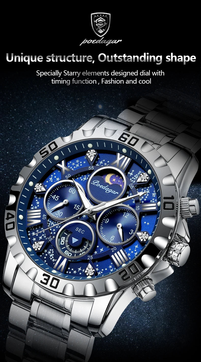 Sapphire Crystal Dial Men's Sport Watch
