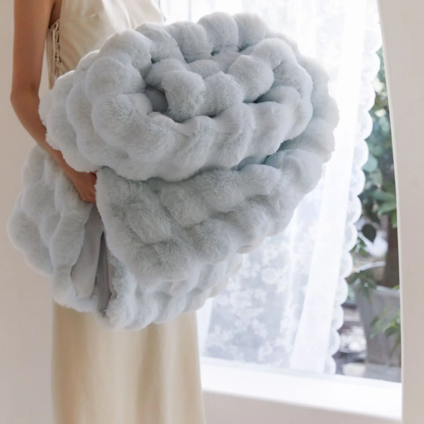 Faux Fur So Soft Plush Throw Blanket
