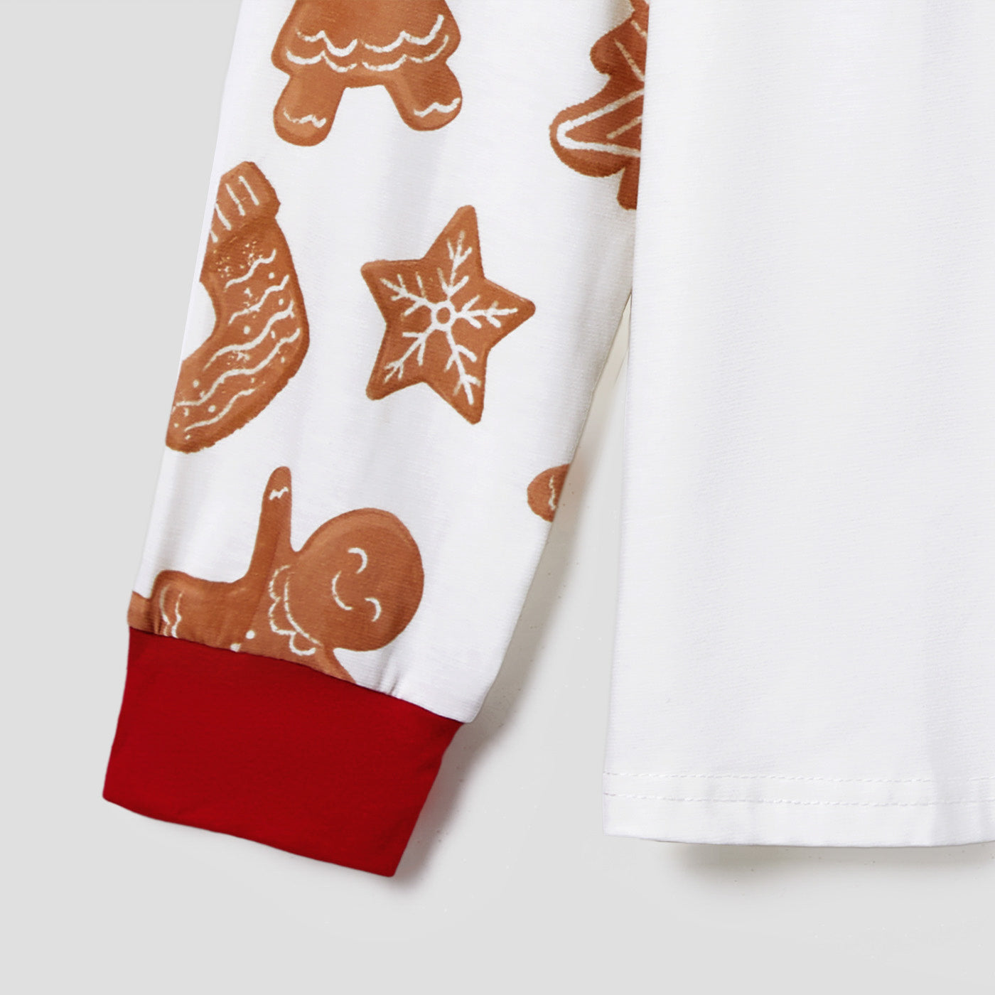 Gingerbread Man Christmas Family Matching Pajama Set made with Naia™ fiber