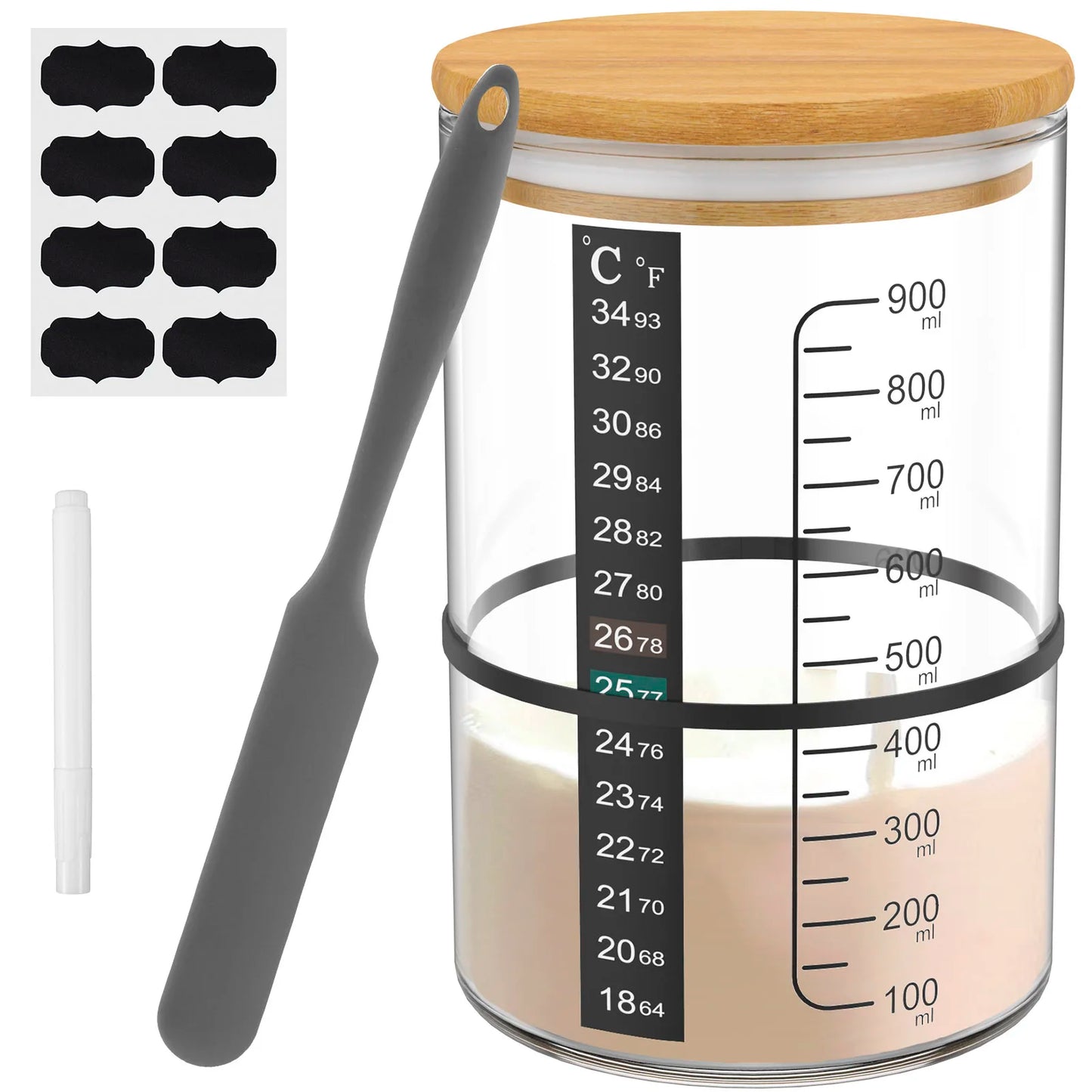 Sourdough Fermentation Jar- 900ml