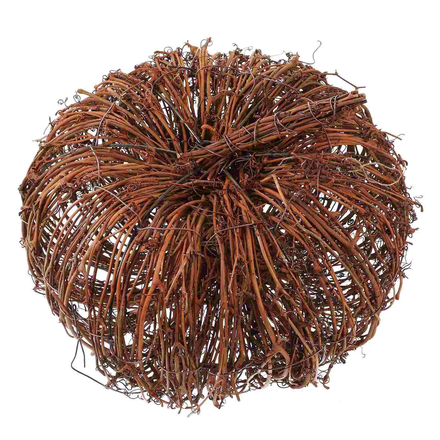 Rattan Pumpkin Decor- Large