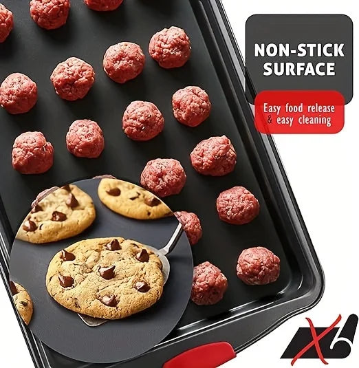 3PCS Carbon Steel Baking Trays