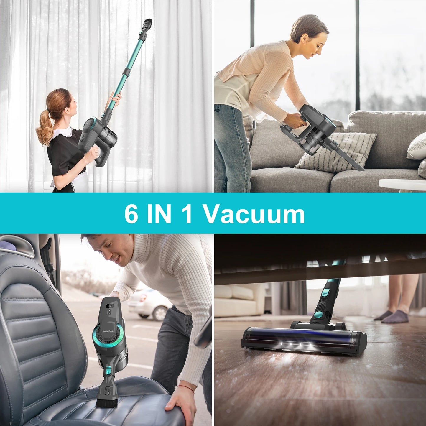 Cordless Ultra Lightweight Upright Vacuum Cleaner