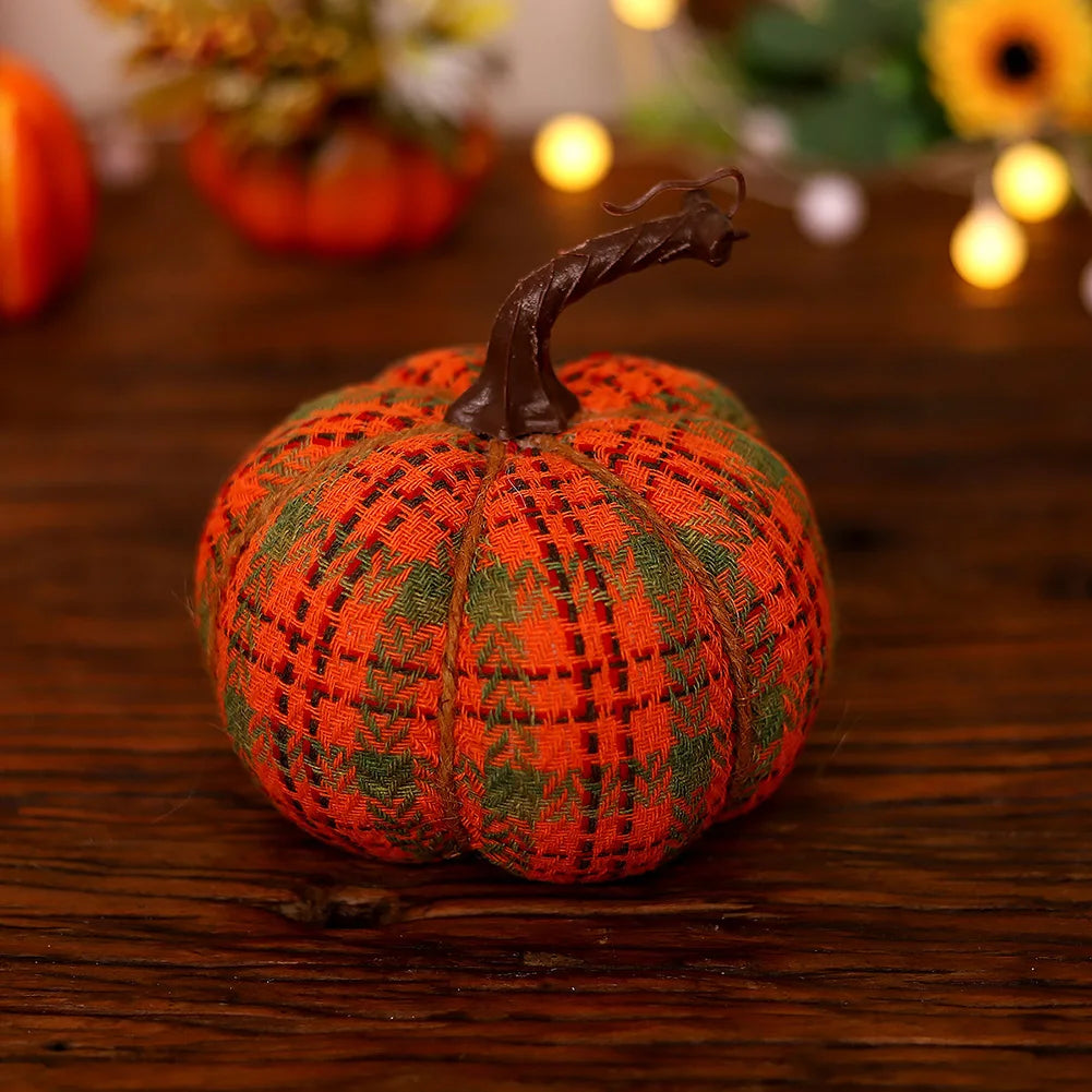 Thanksgiving Fabric Pumpkins