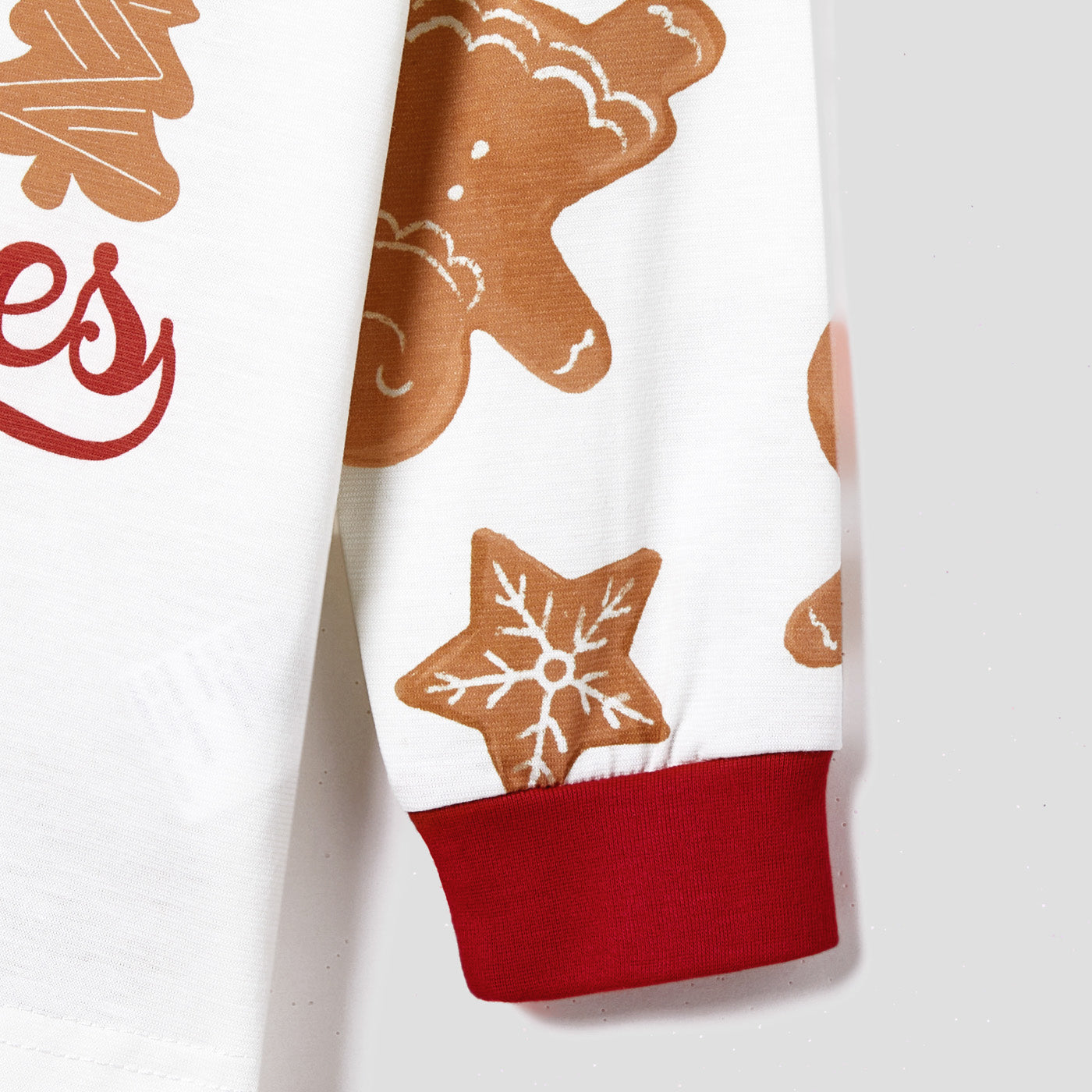 Gingerbread Man Christmas Family Matching Pajama Set made with Naia™ fiber