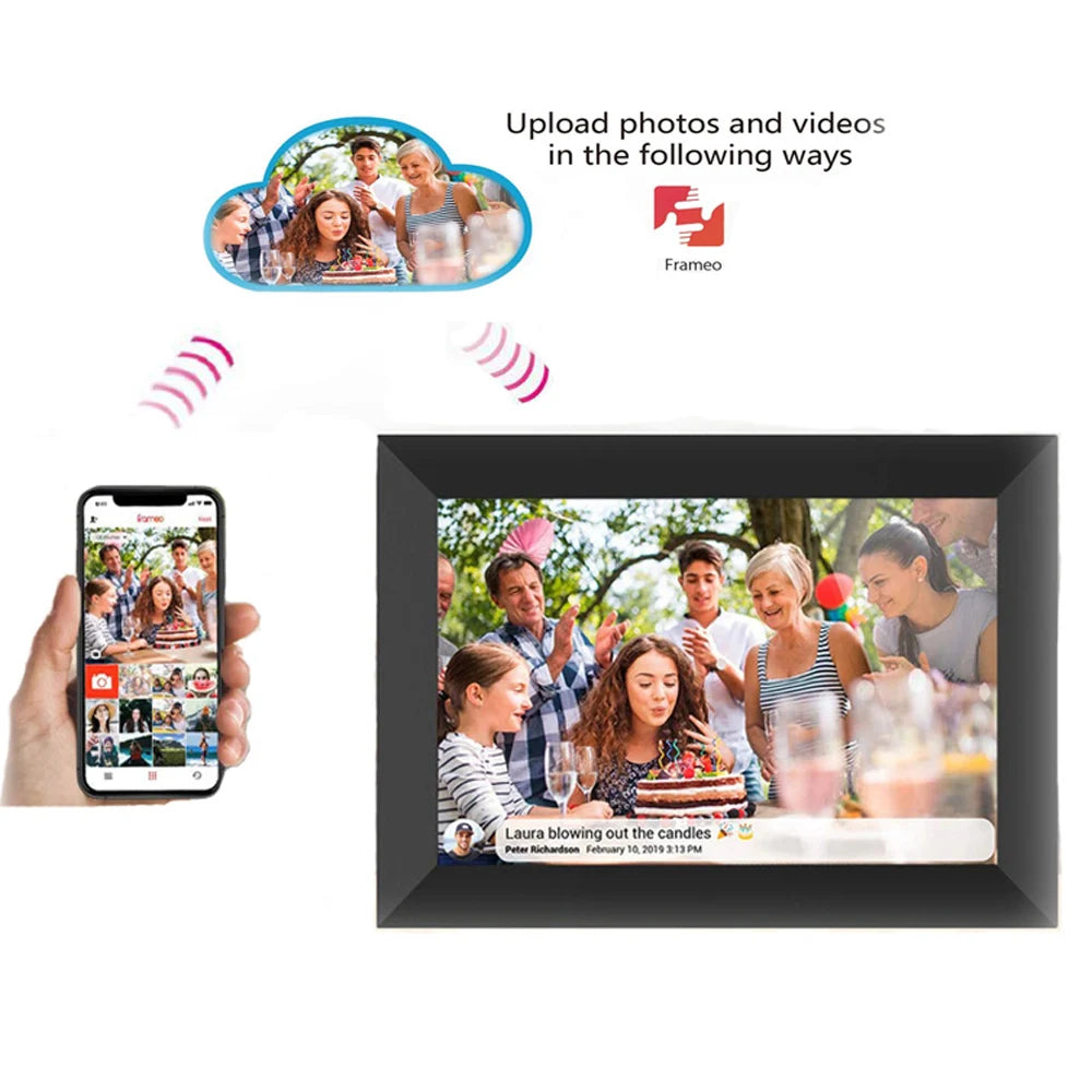 WiFi Frameo Smart Digital Photo Frame 10.1 Inch 32GB/64GB