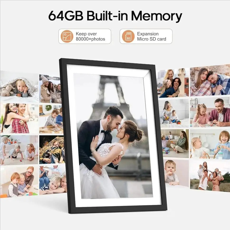 WiFi Frameo Smart Digital Photo Frame 10.1 Inch 32GB/64GB