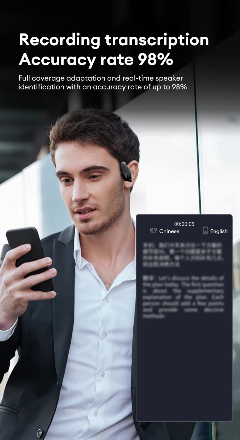 HYUNDAI AI Powered Bluetooth Language Translating Earphones