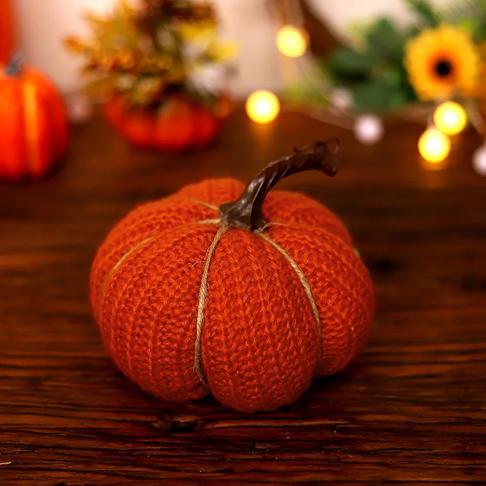 Thanksgiving Fabric Pumpkins