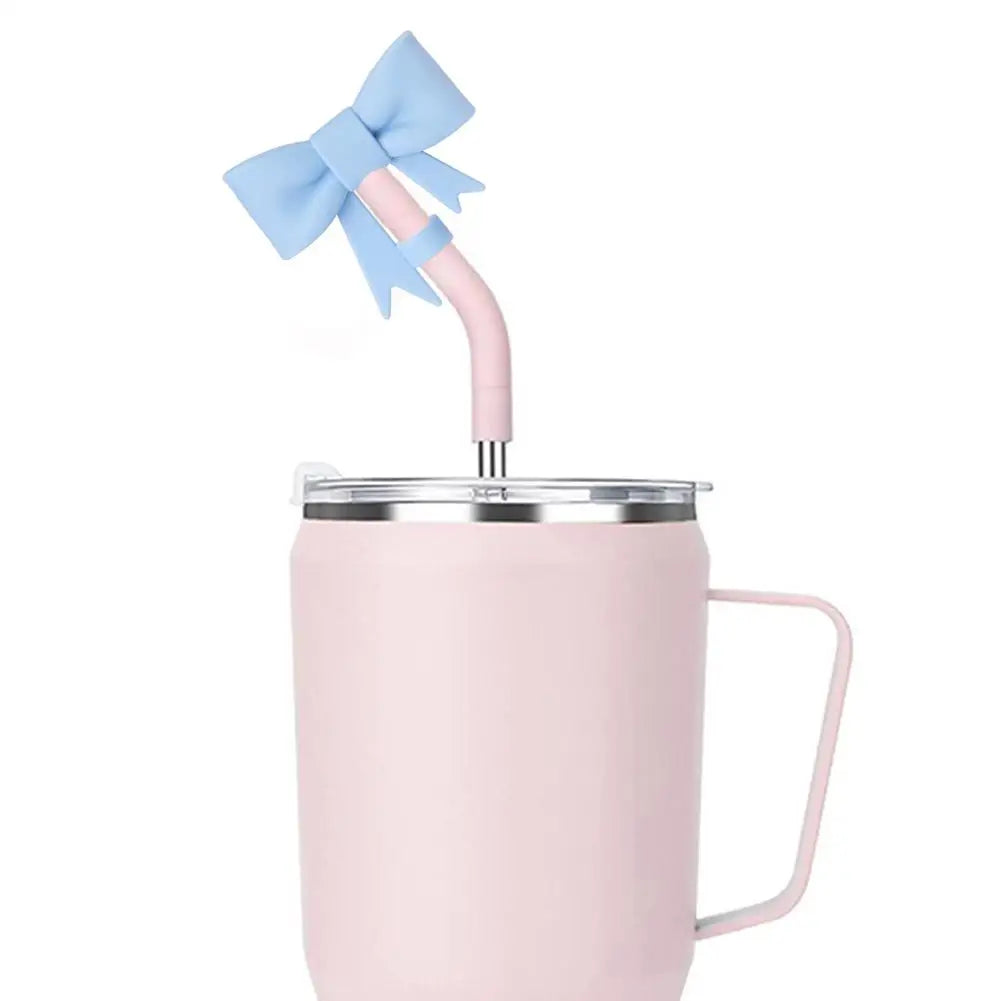 Bow & Halloween- themed Straw Covers Caps for Stanley Cups