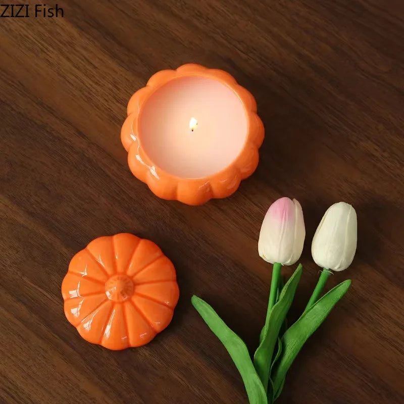 Pumpkin Candle Holders