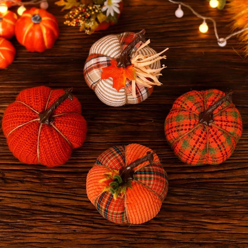 Thanksgiving Fabric Pumpkins
