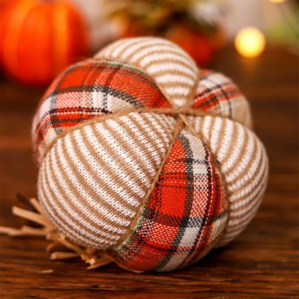 Thanksgiving Fabric Pumpkins