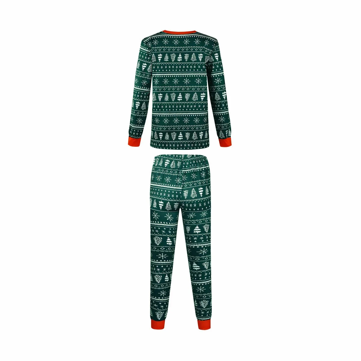 Festive Allover Print Family Christmas Pajama Set