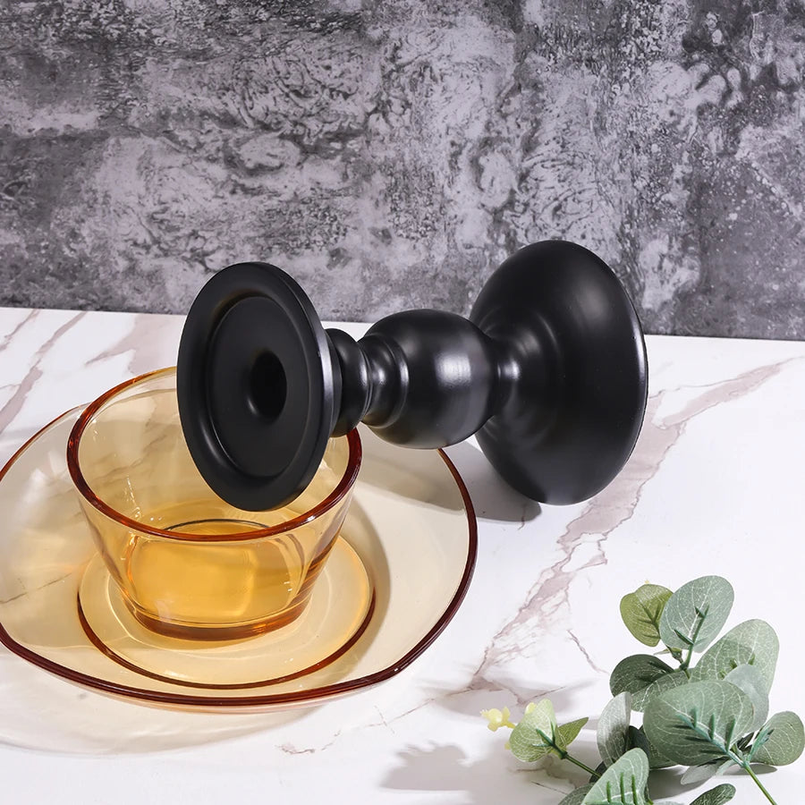 Black Iron Candlestick