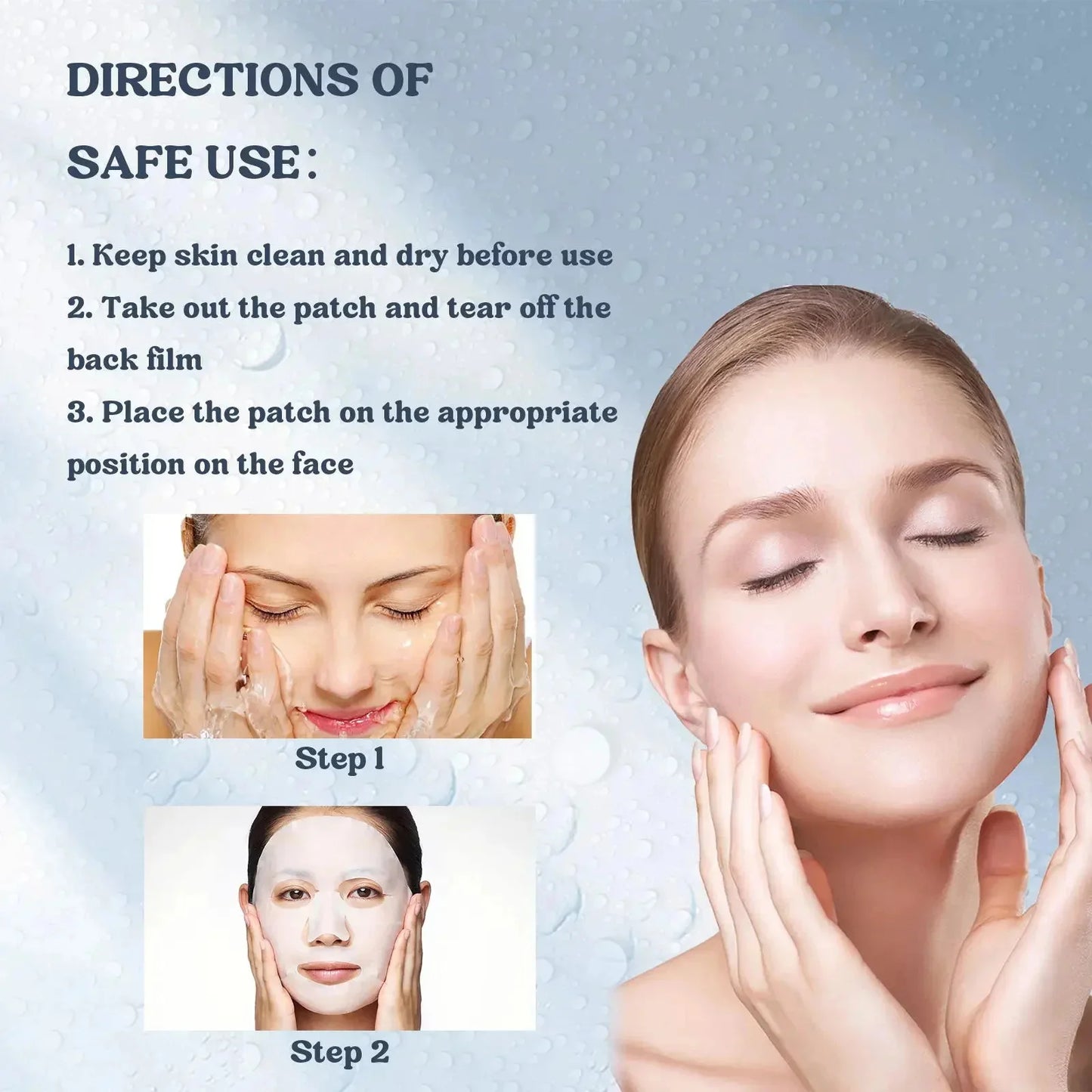 A+⭐⭐⭐⭐⭐ Viral Korean Skincare Collagen Infused Anti Wrinkle Facial Mask ⭐⭐⭐⭐⭐