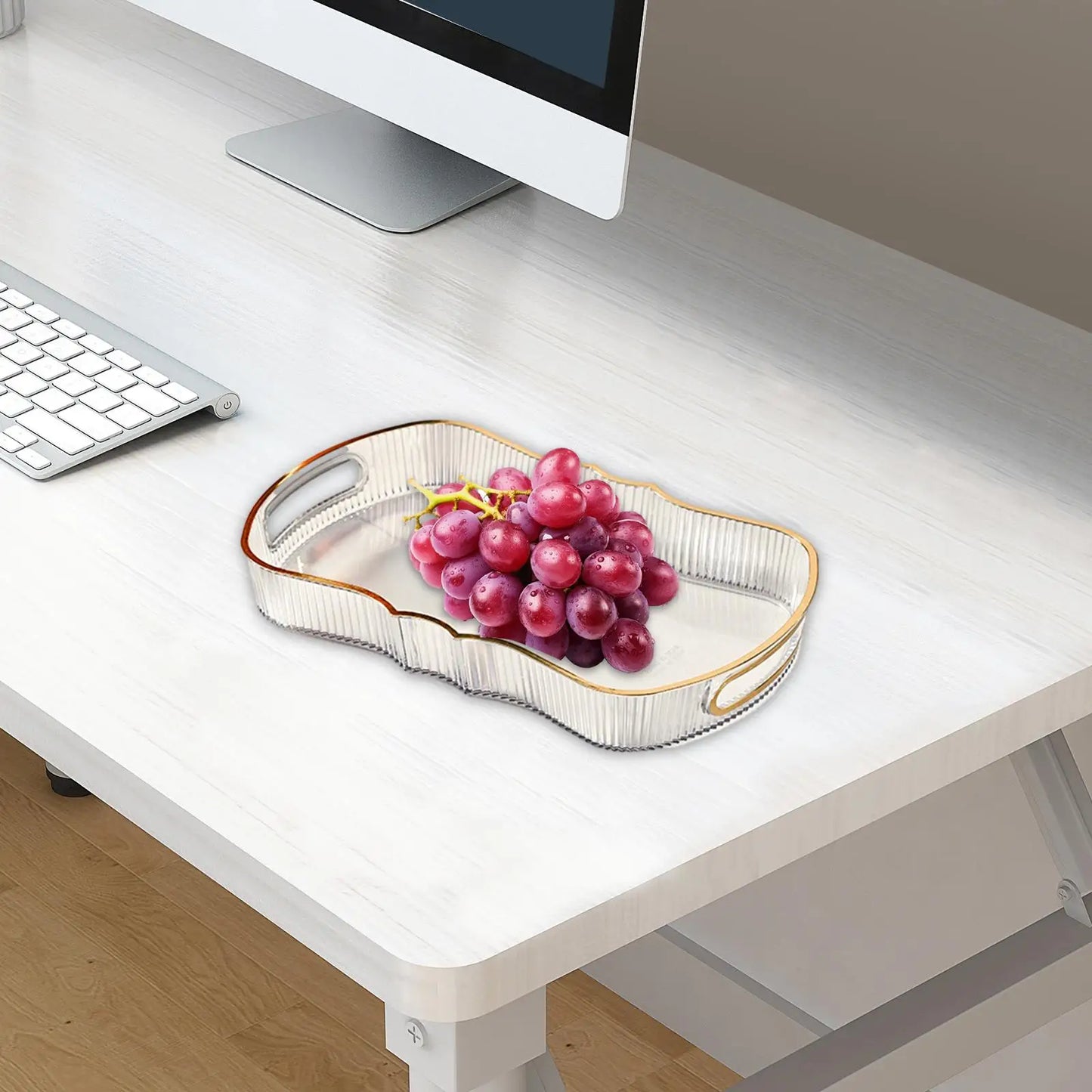Acrylic Decorative Tray with Handle