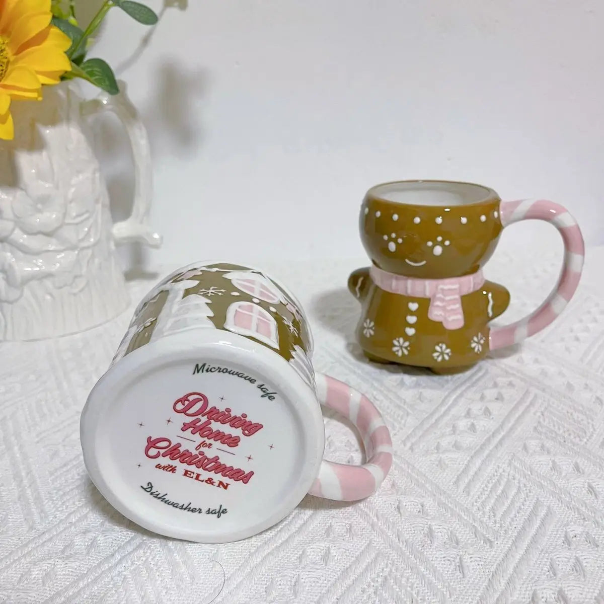 Gingerbread Man Christmas Mug
