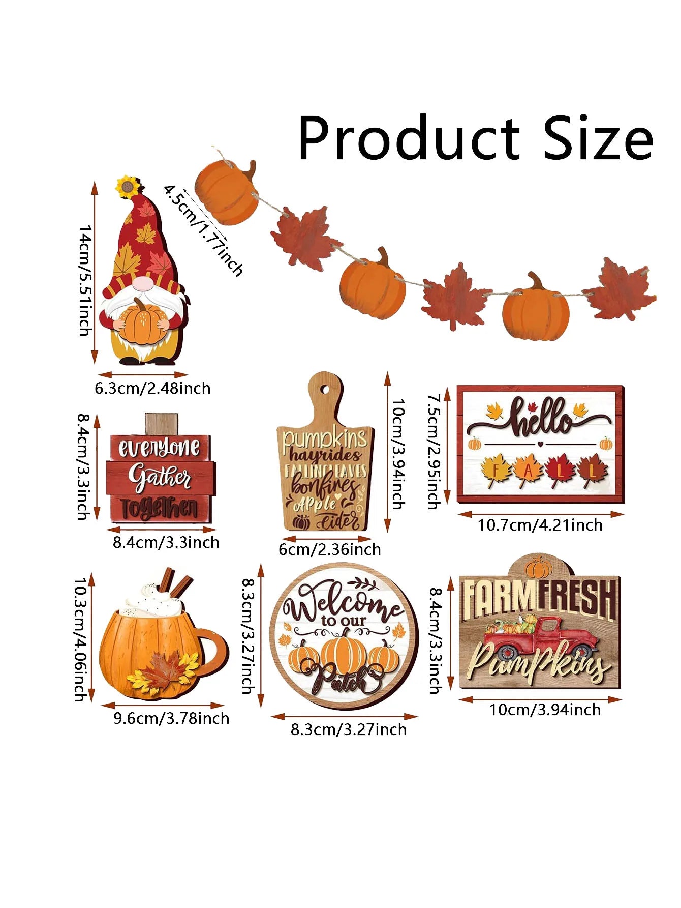 Tiered Tray Decor- Harvest