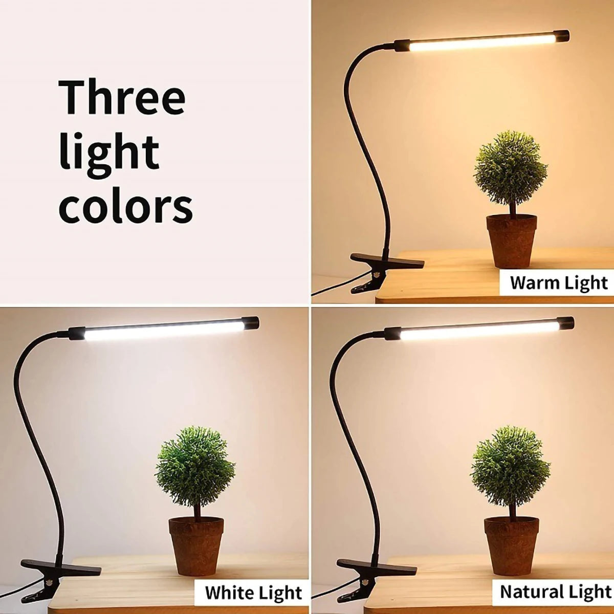 For the Office- 10W LED Desk Lamp with Clamp
