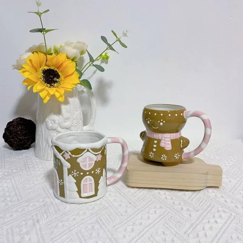 Gingerbread Man Christmas Mug