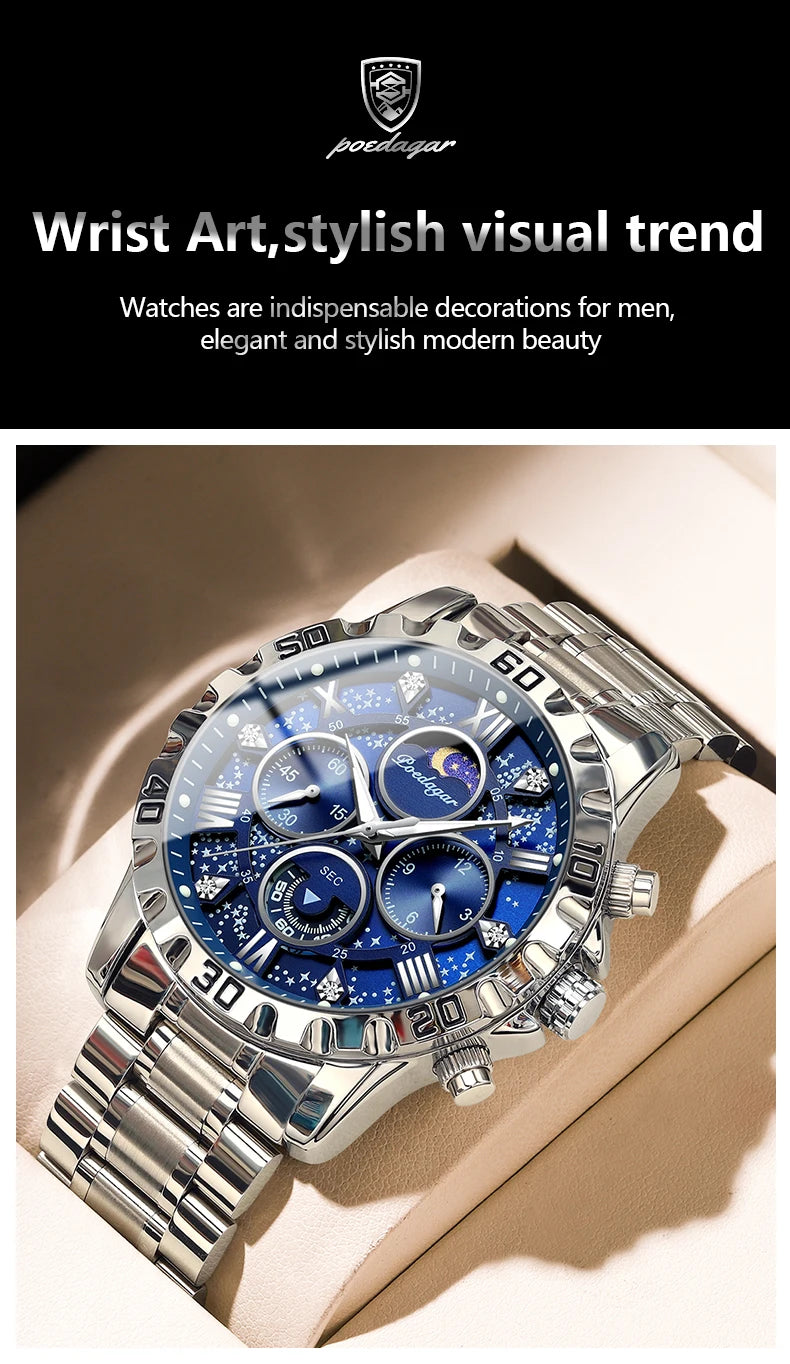 Sapphire Crystal Dial Men's Sport Watch