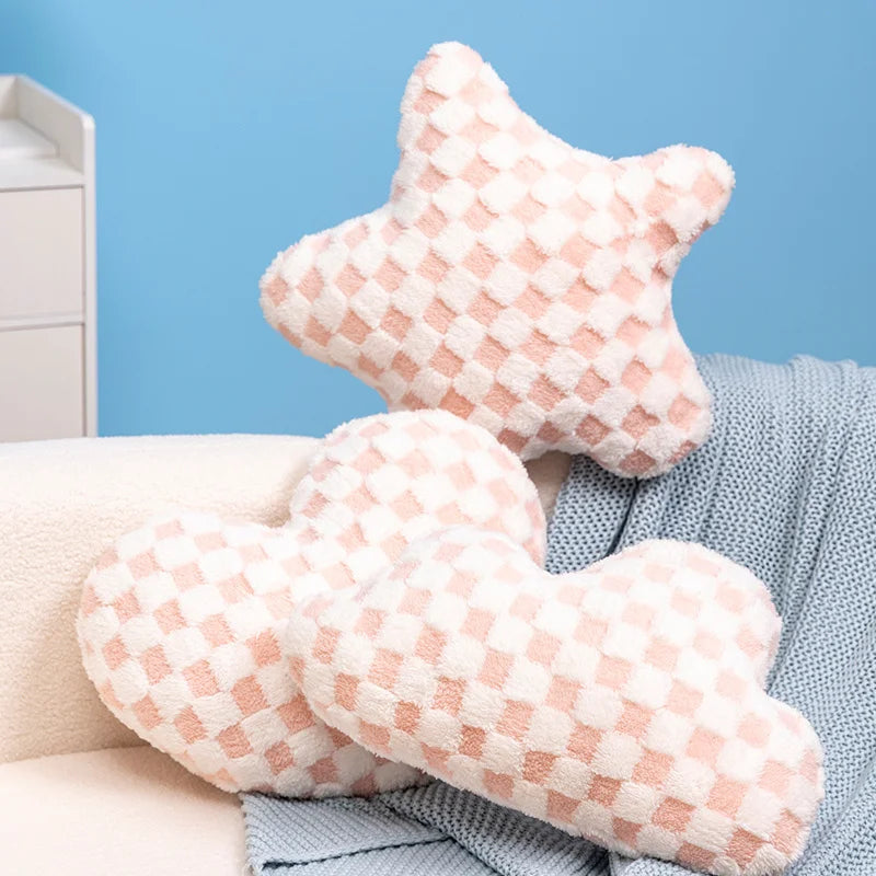 Cloud, Heart or Star Plush Pillow