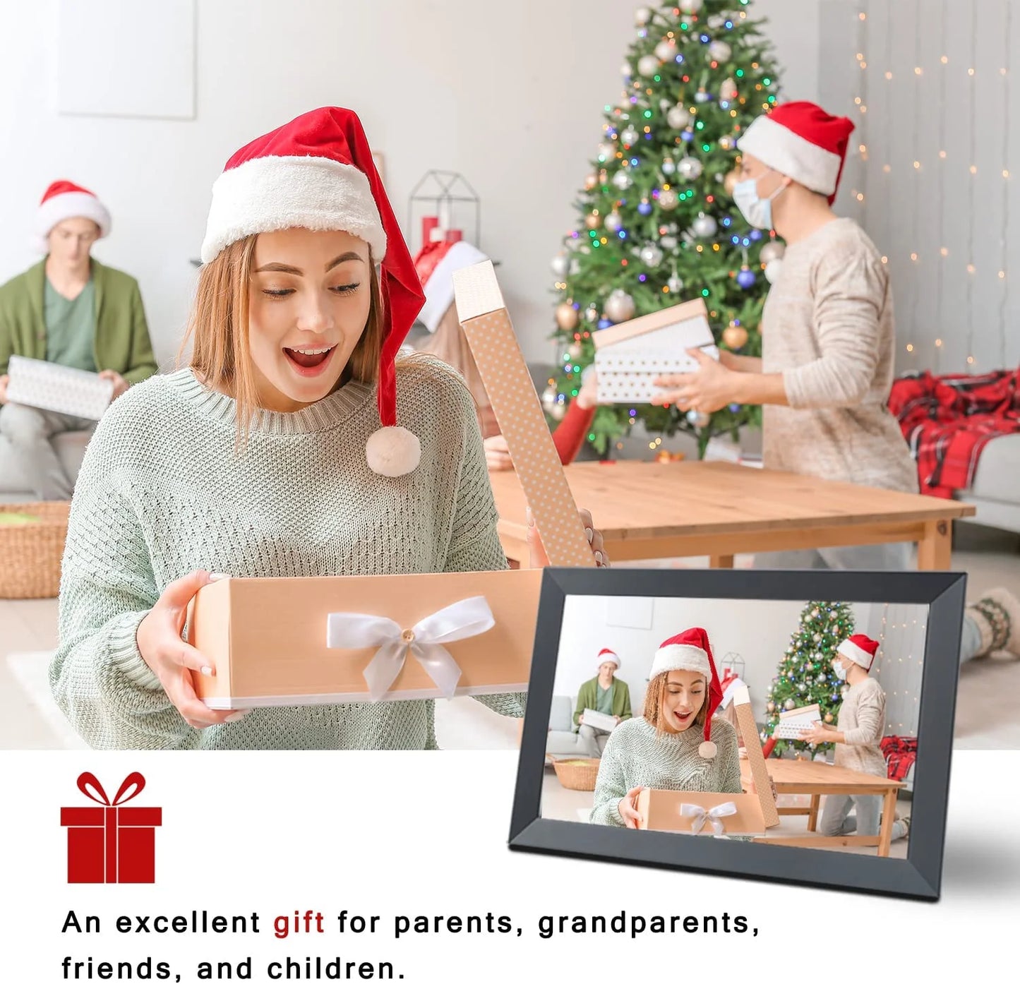 WiFi Frameo Smart Digital Photo Frame 10.1 Inch 32GB/64GB