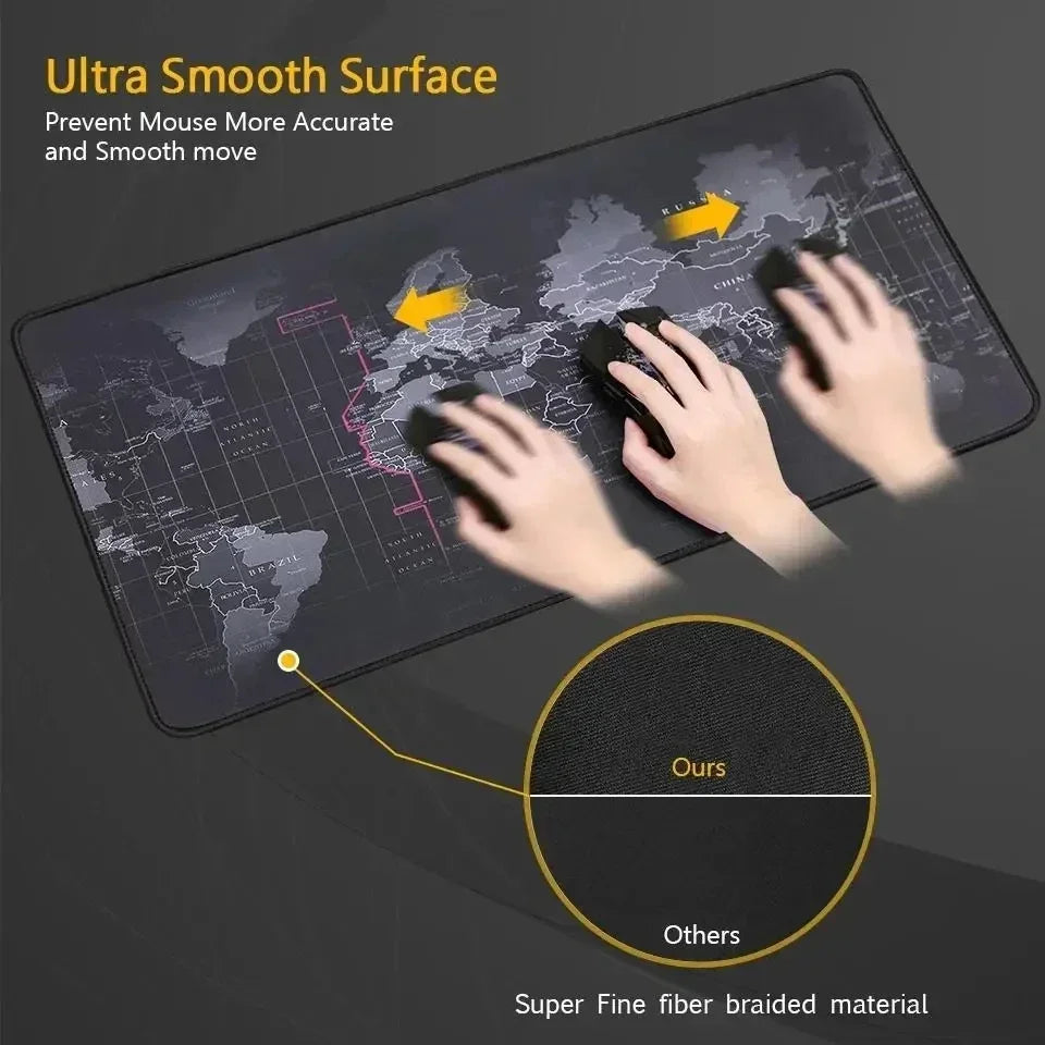 For the Office- Large Rose Gold Marble Mouse Pad