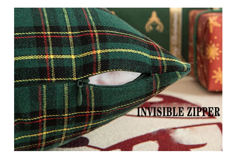 Plaid Pillow Cover