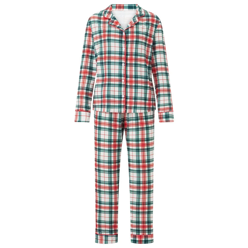 Plaid Family Matching Christmas Pajama Set