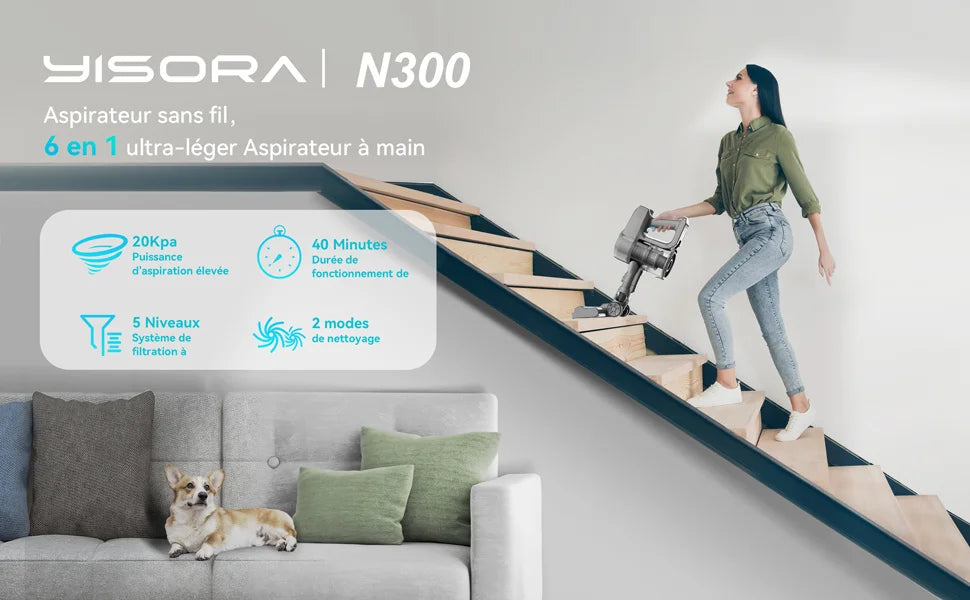 Cordless Ultra Lightweight Upright Vacuum Cleaner