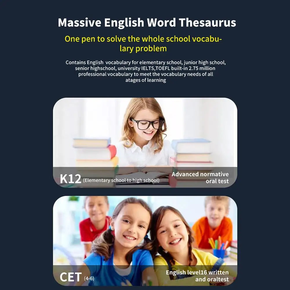 AI 123 Languages Translation Pen