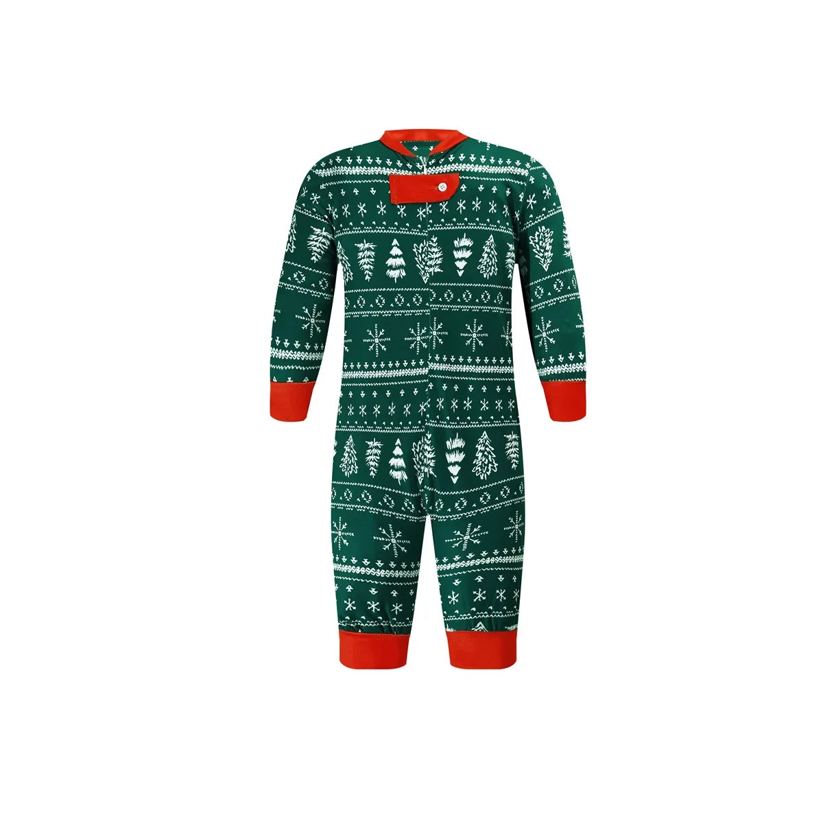 Festive Allover Print Family Christmas Pajama Set