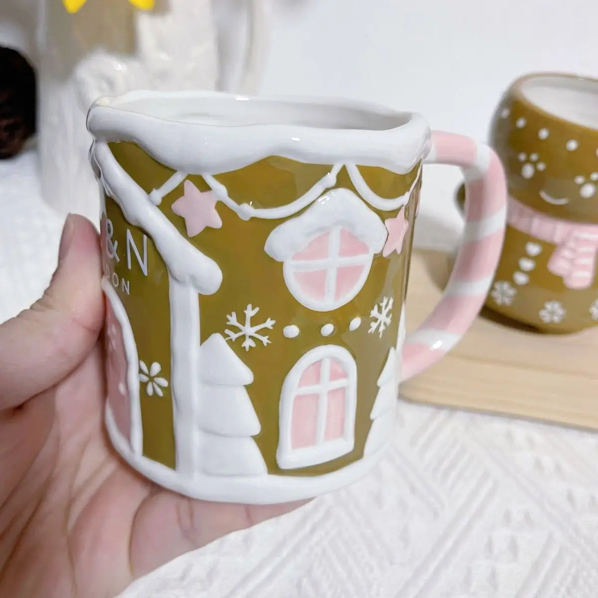 Gingerbread Man Christmas Mug