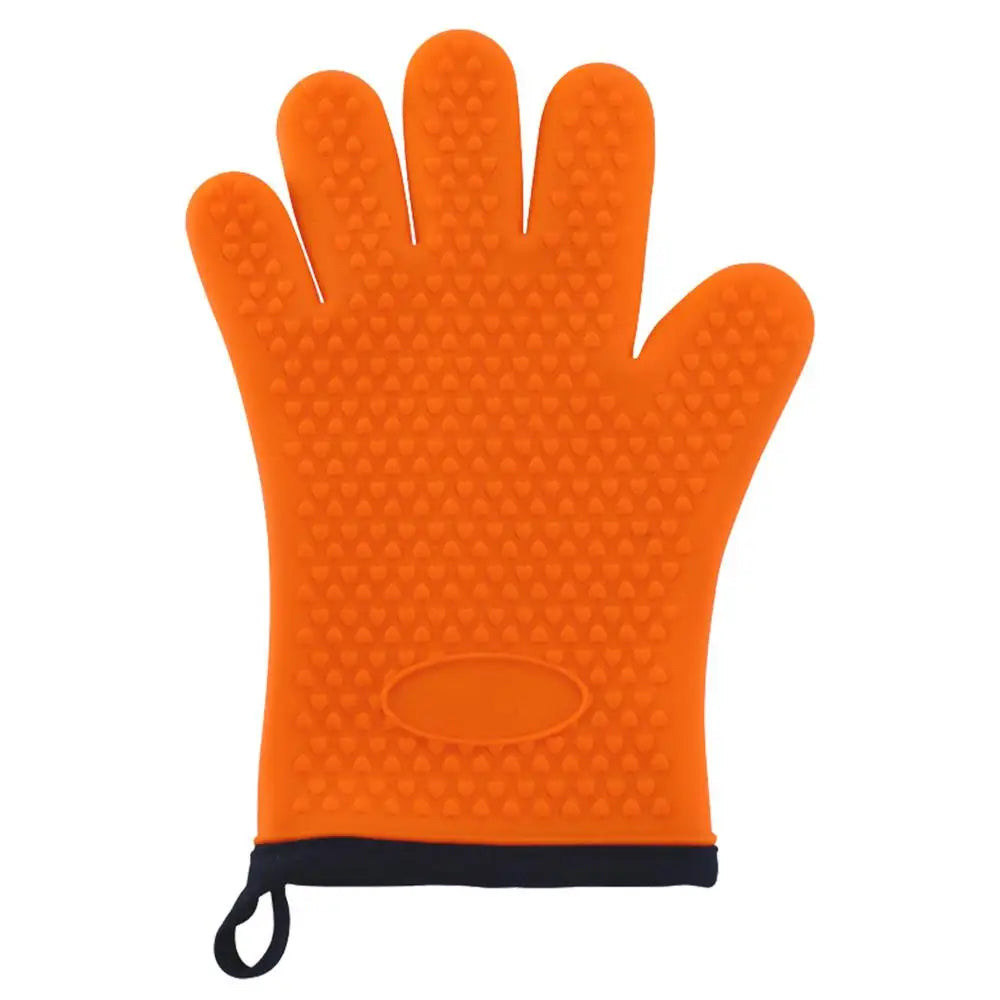 Silicone Heat-Resistant Baking Gloves for Kitchen or BBQ