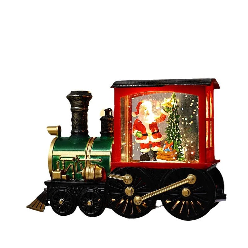 Christmas Lighted Train Ornament