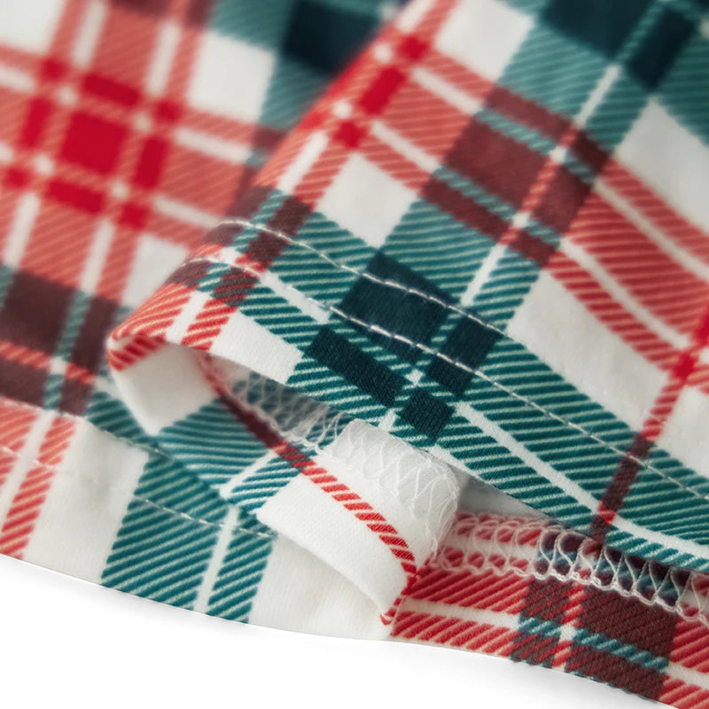 Plaid Family Matching Christmas Pajama Set