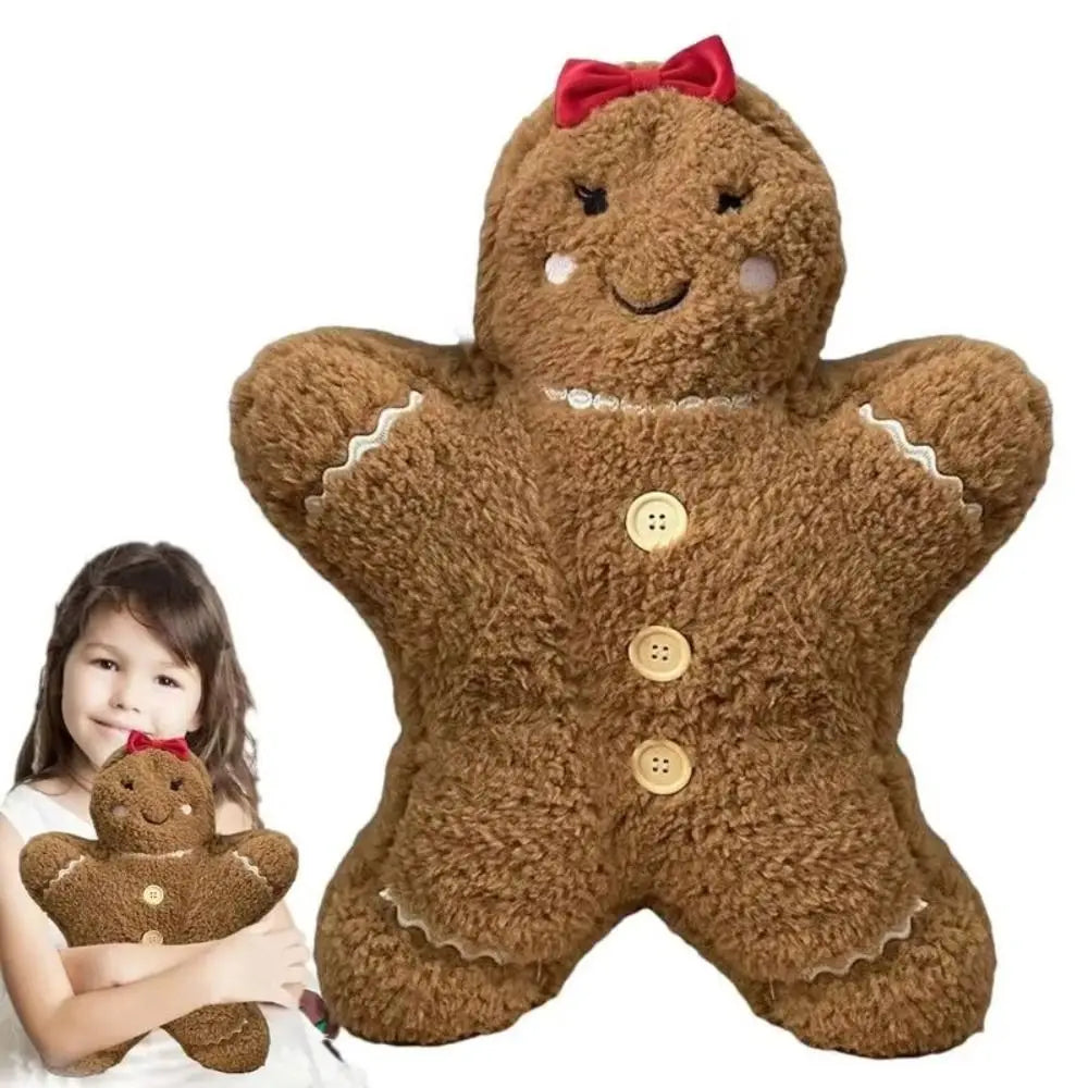 Gingerbread Man or Woman Plush Pillow